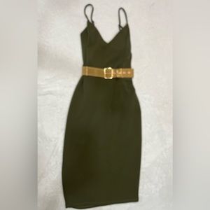Olive Green Dress
